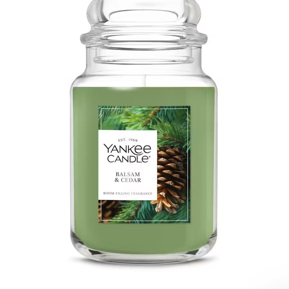 Yankee Candle Other - Yankee Candle Balsam & Cedar Forest Green 22 oz Scented Candle